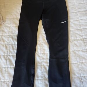 Nike Black Leggings with Swoosh Logo